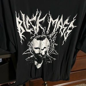 Last Chance Donating next week. WWE/AEW Aleister/Malakai Black shirt. Worn once.